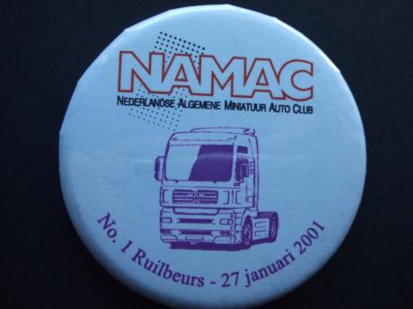 NAMAC miniatuur autobeurs MAN vrachtwagen